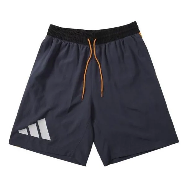adidas Running Training Gym Breathable Shorts Navy Blue H58408 - 1