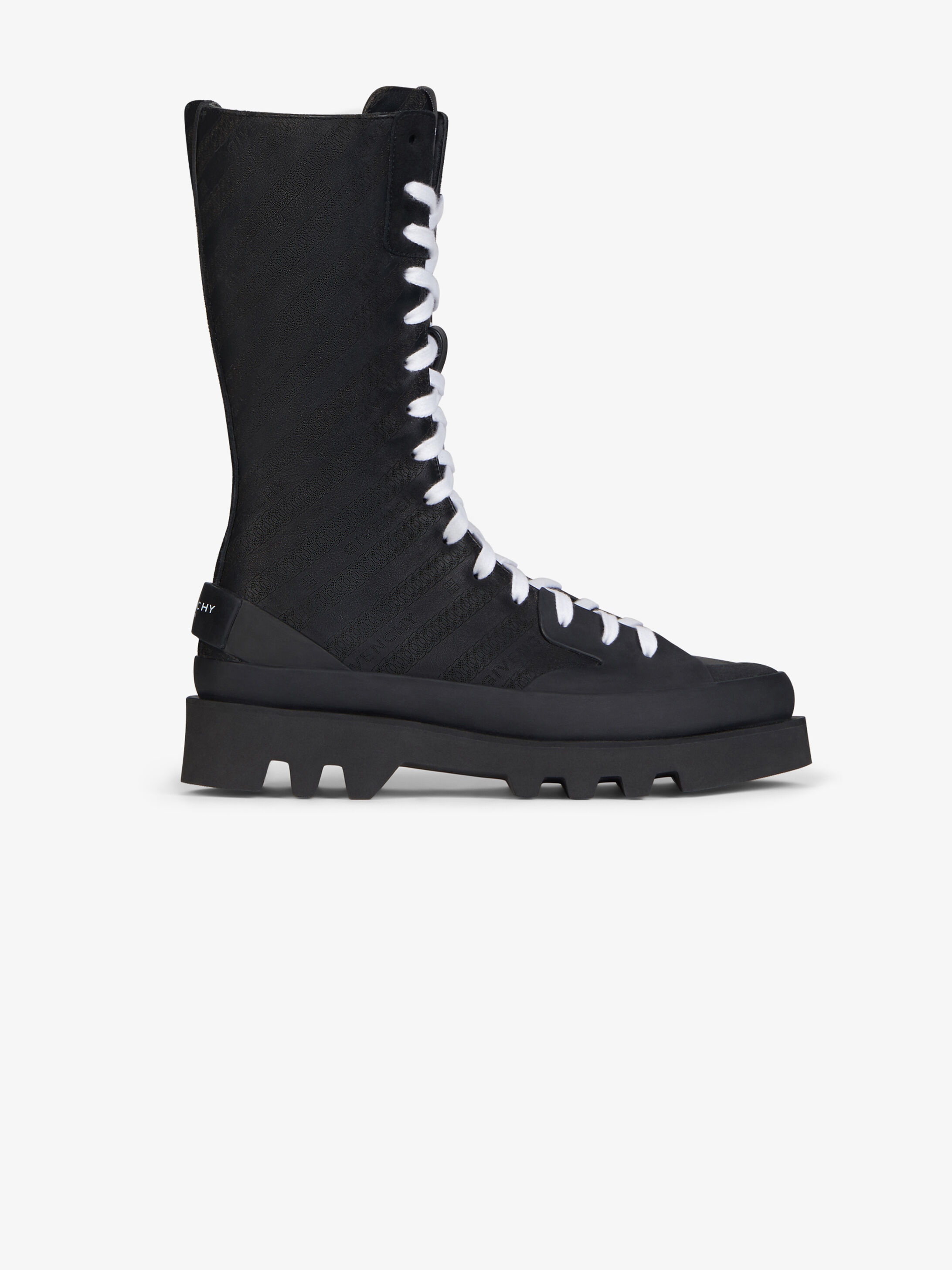 GIVENCHY Chain Clapham boots in leather - 1