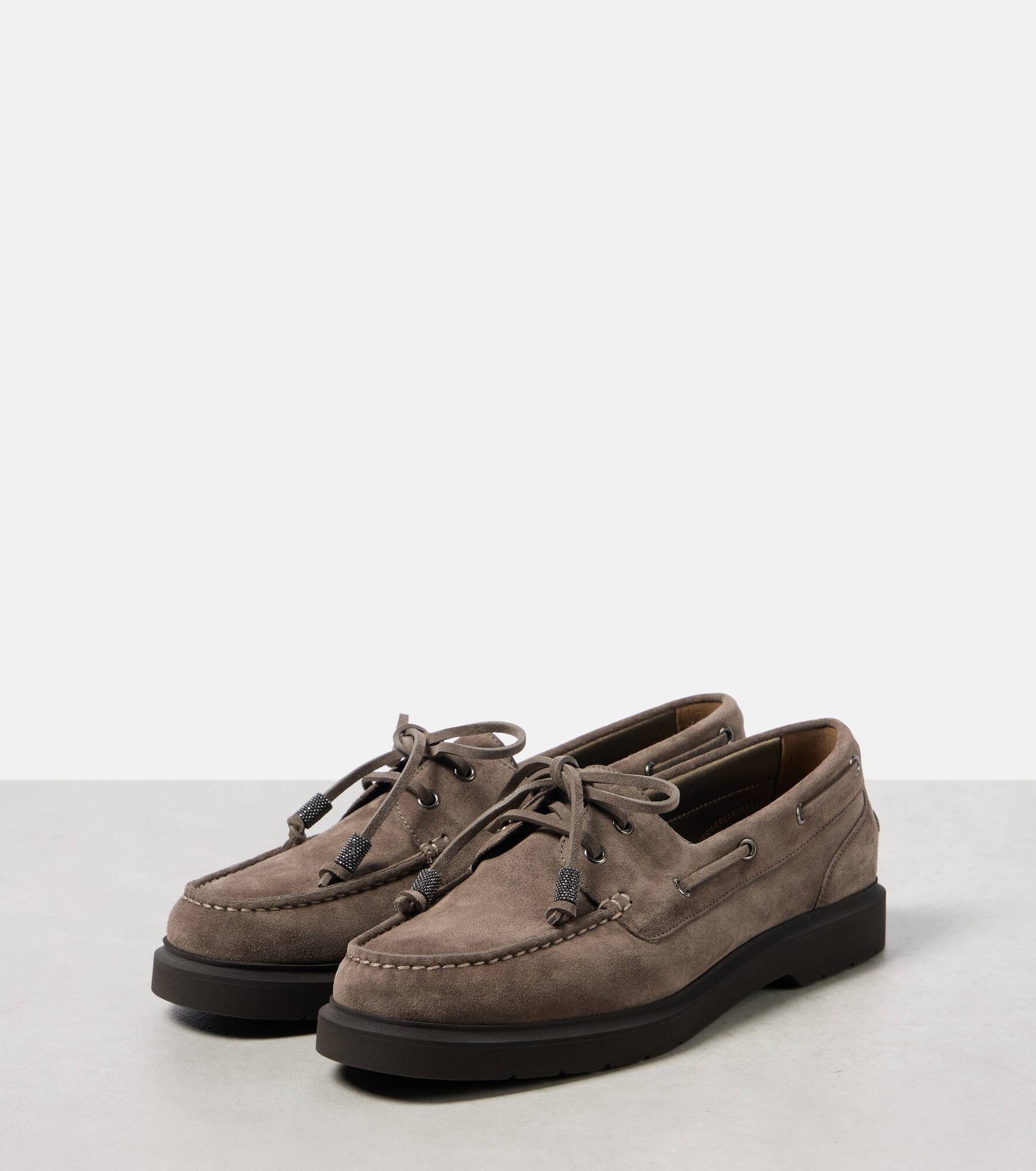 Sail Monili suede boat shoes - 4
