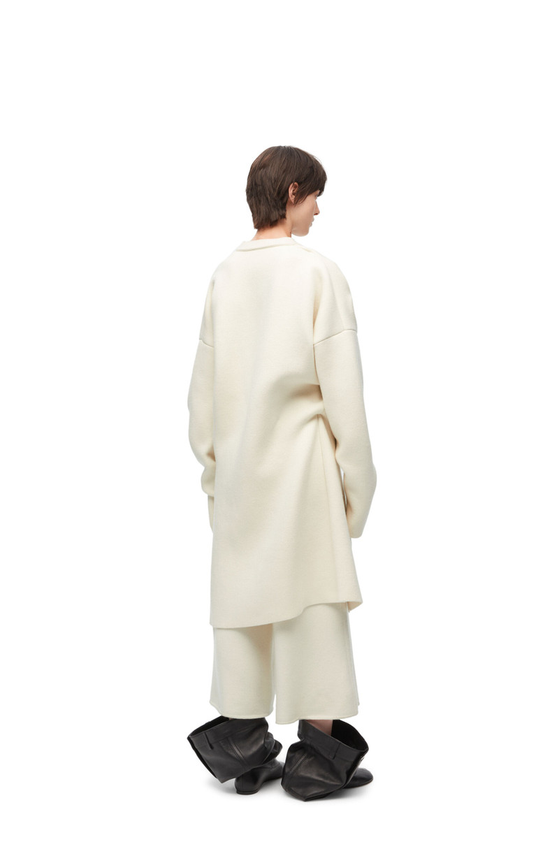 Draped coat in wool blend 3