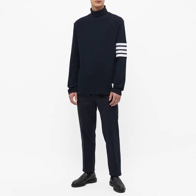 Thom Browne Thom Browne 4 Bar Waffle Roll Neck outlook