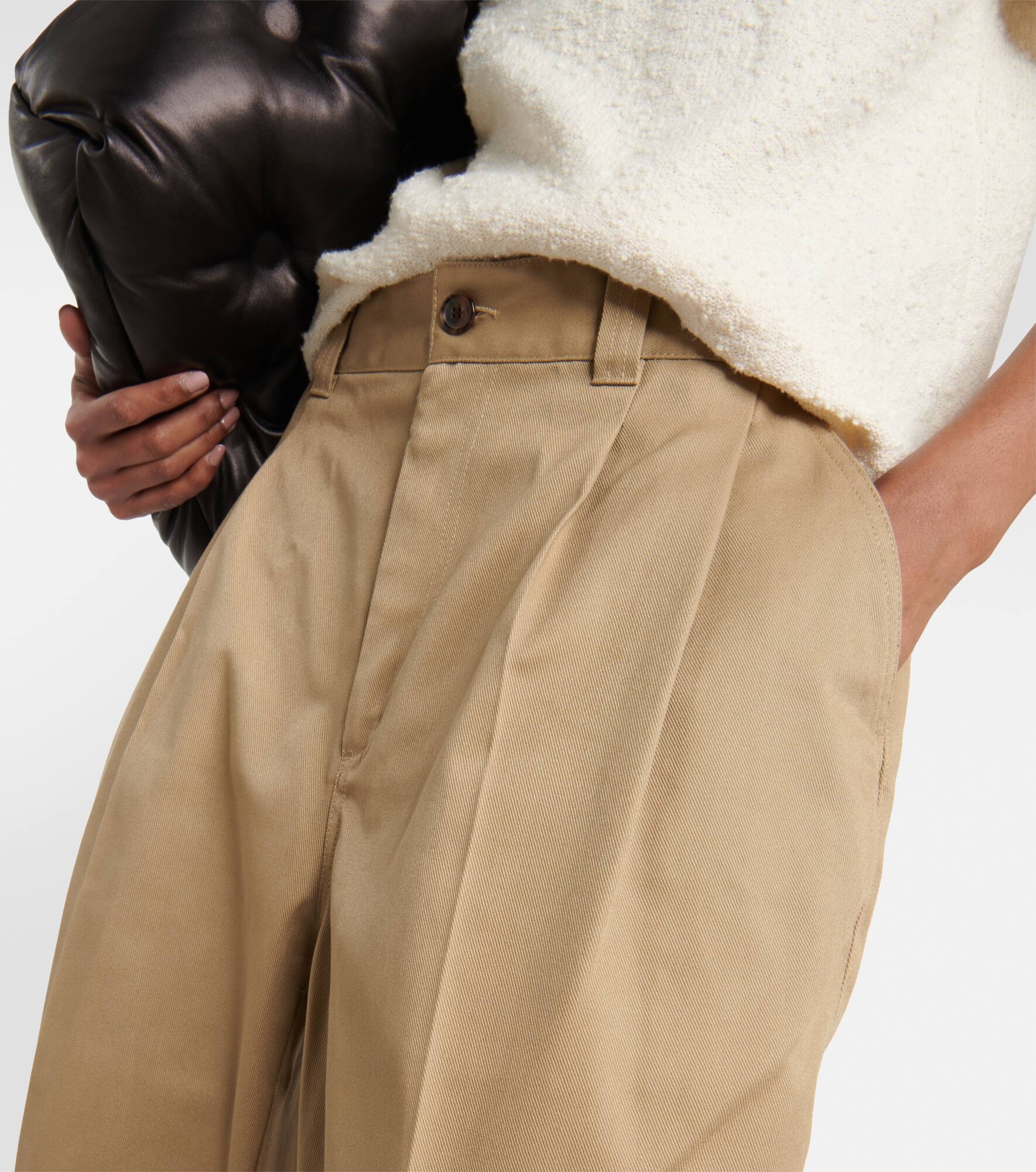High-rise wide-leg pants - 4