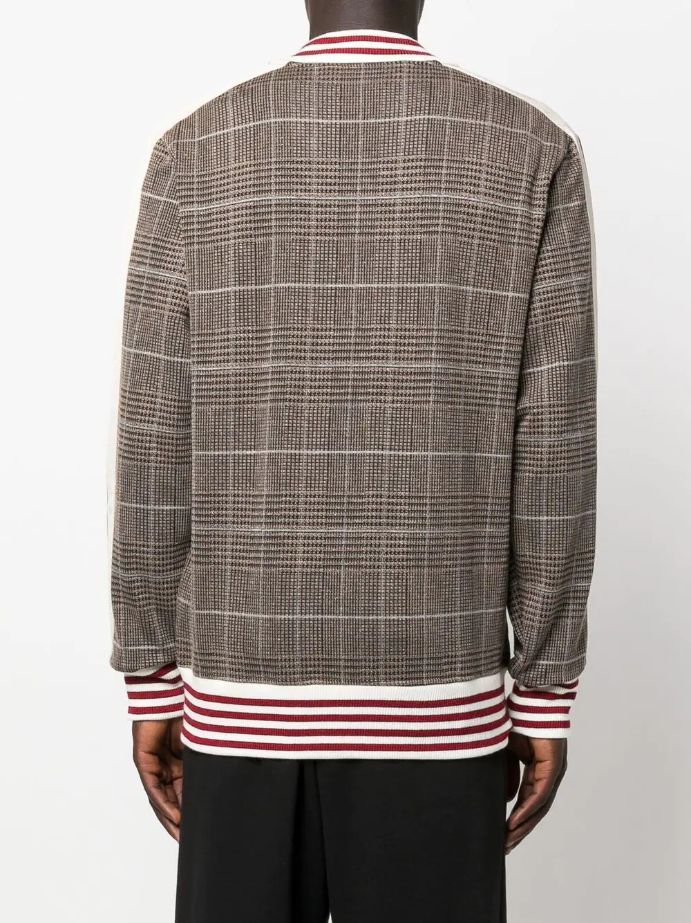 checked bomber jacket - 4