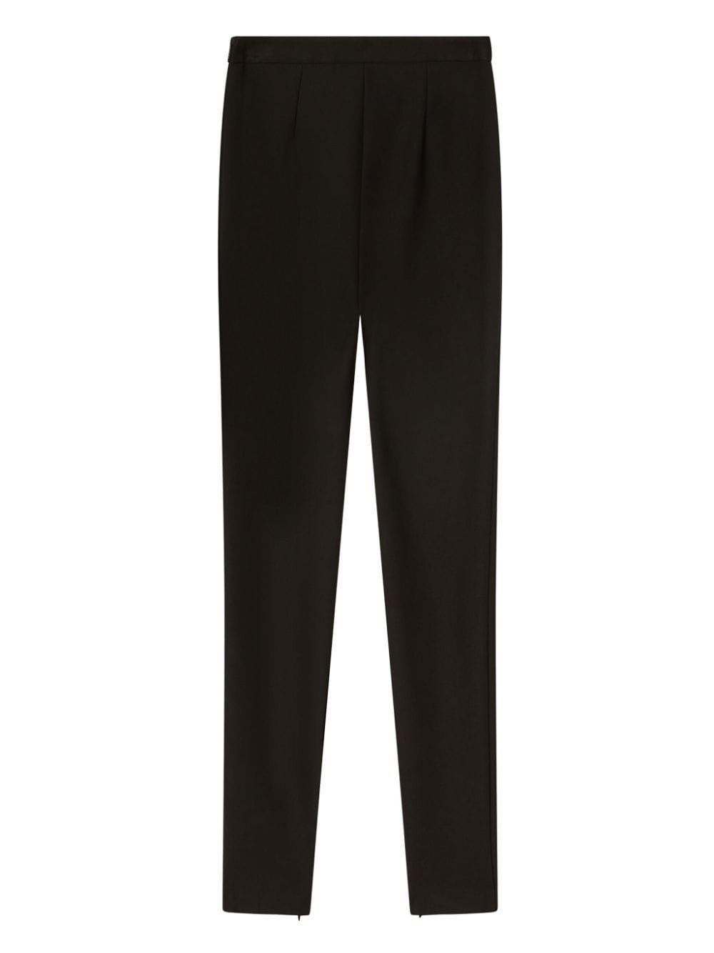 creased straight-leg trousers - 2