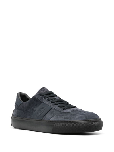 Tod's panelled suede sneakers outlook