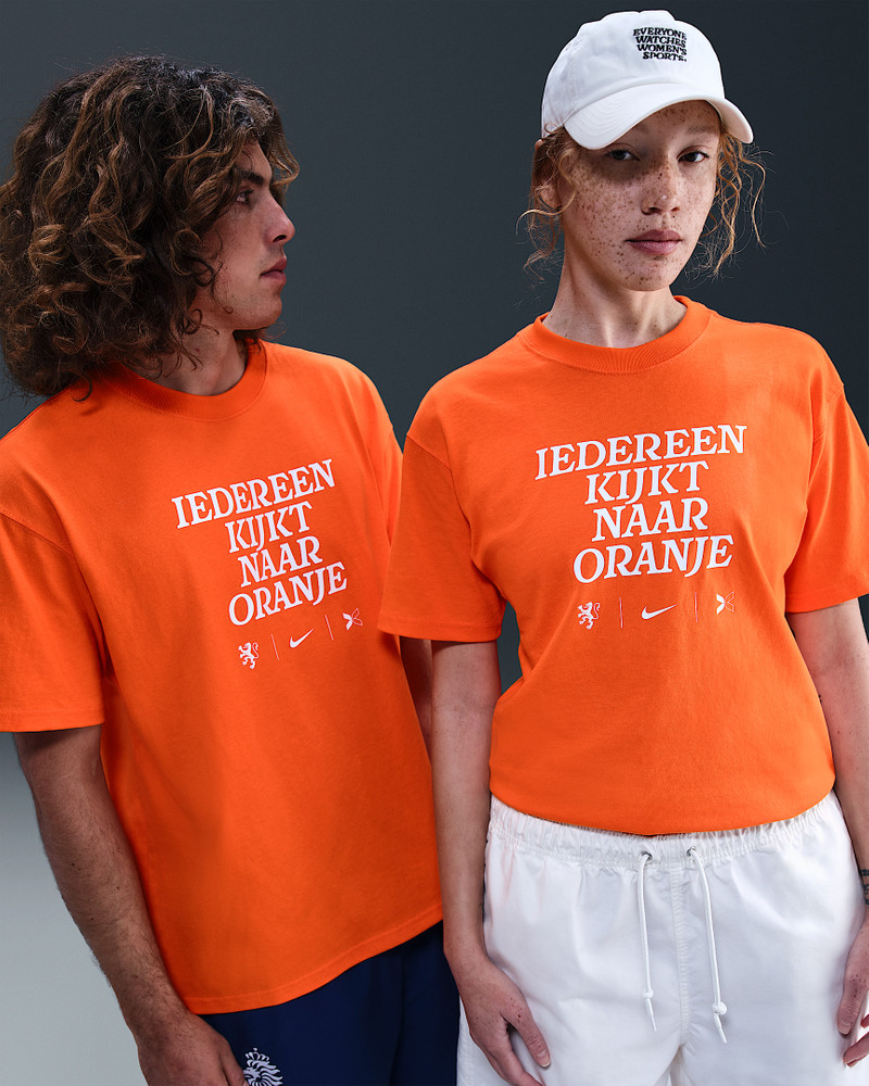 Everyone Watches Women's Sports™ "Netherlands" Nike by TOGETHXR Soccer T-Shirt 1