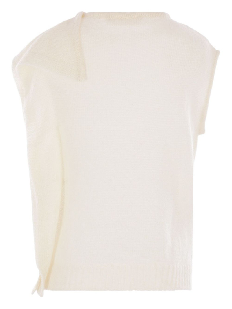 NICCOLÒ PASQUALETTI asymmetric draped jumper outlook