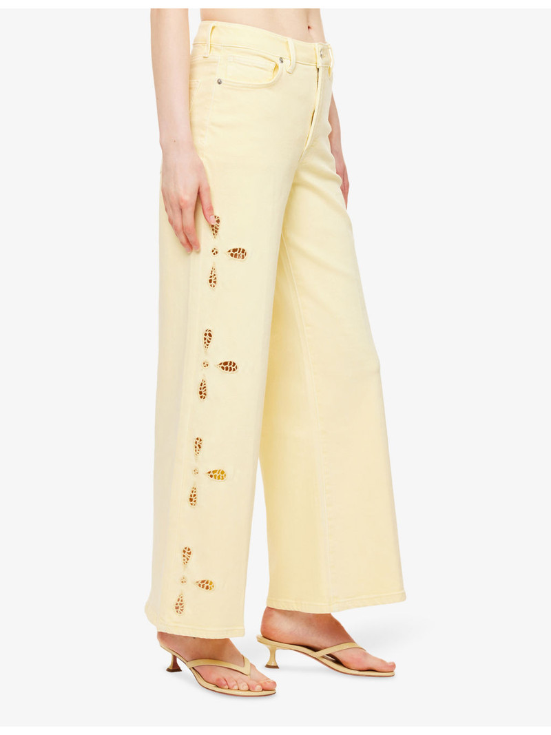 Good Waist Palazzo Stretch-Denim Jeans 5