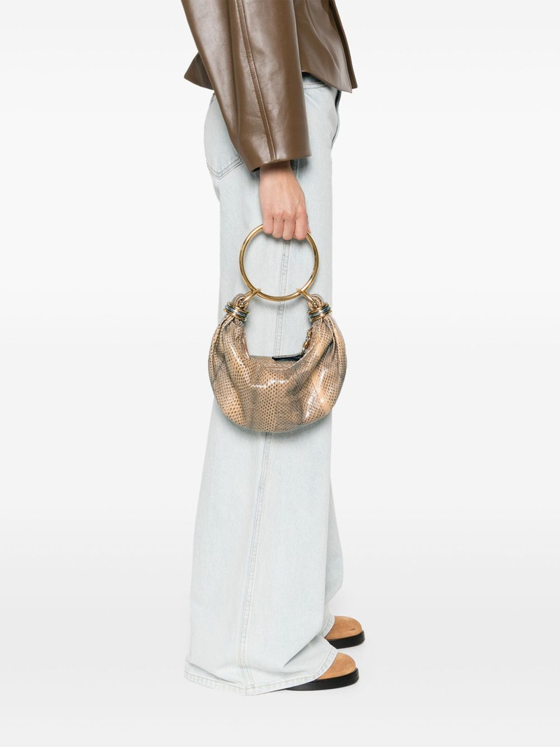 Chloé embellished watersnake shoulder bag outlook