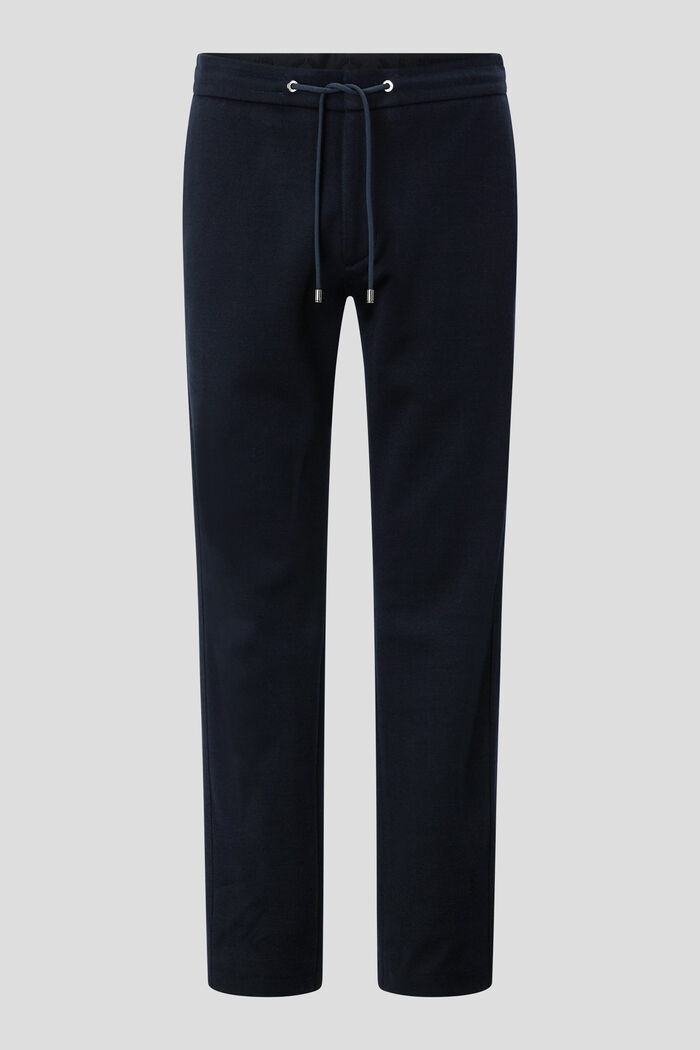 Riley Knitted jogging pants in Navy blue - 1