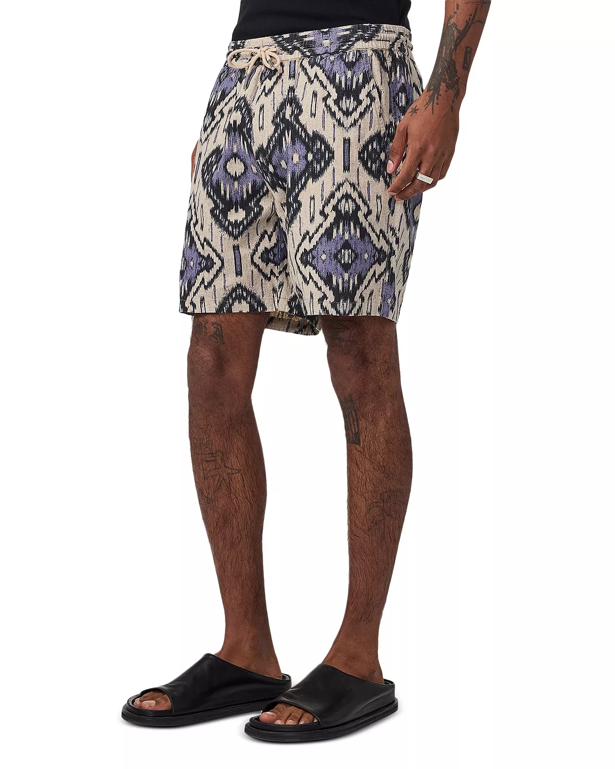 Relaxed Fit Gregor Patterned 6.3" Shorts - 4
