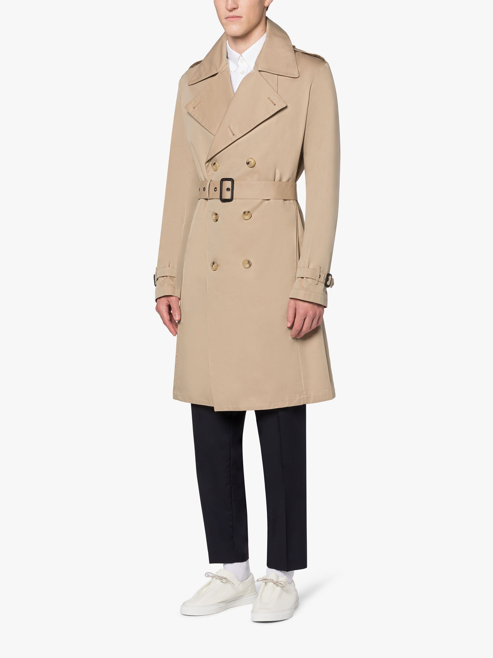 ST ANDREWS SAND COTTON TRENCH COAT - 4