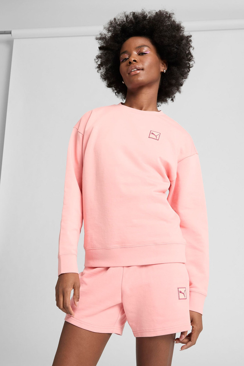 PUMA Essentials Elevated Women's Comfort Crew Sweatshirt outlook