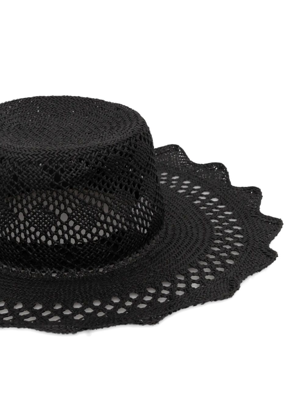 cut out-detail straw hat - 2