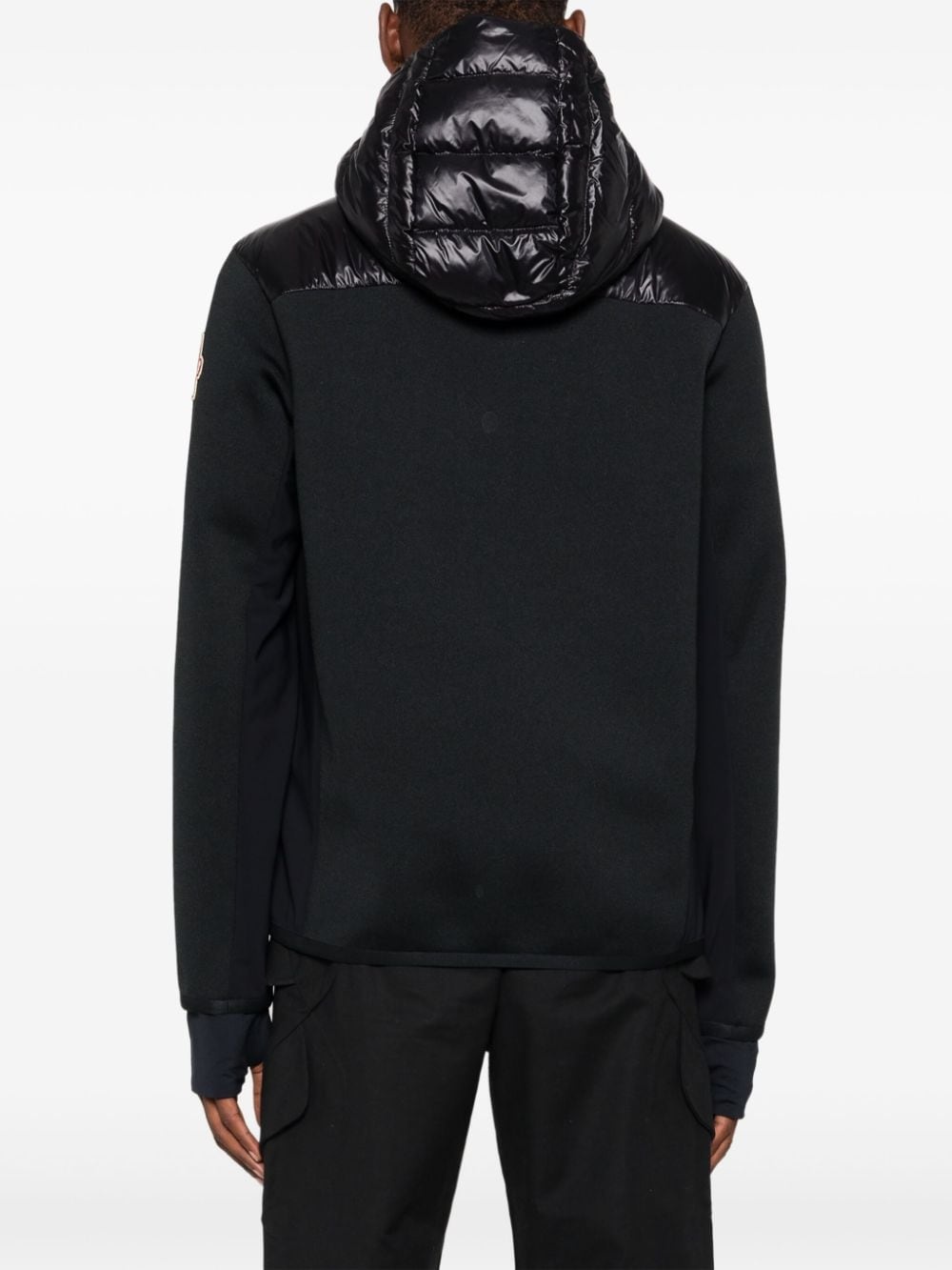 panelled down jacket - 4