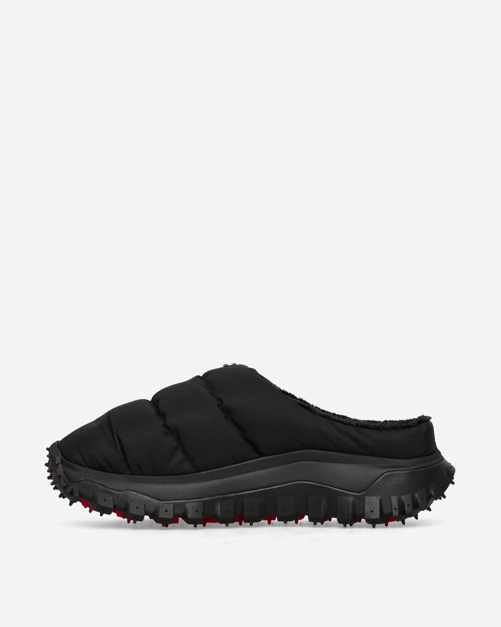 6 Moncler 1017 ALYX 9SM Puffer Trail Slides Black - 3