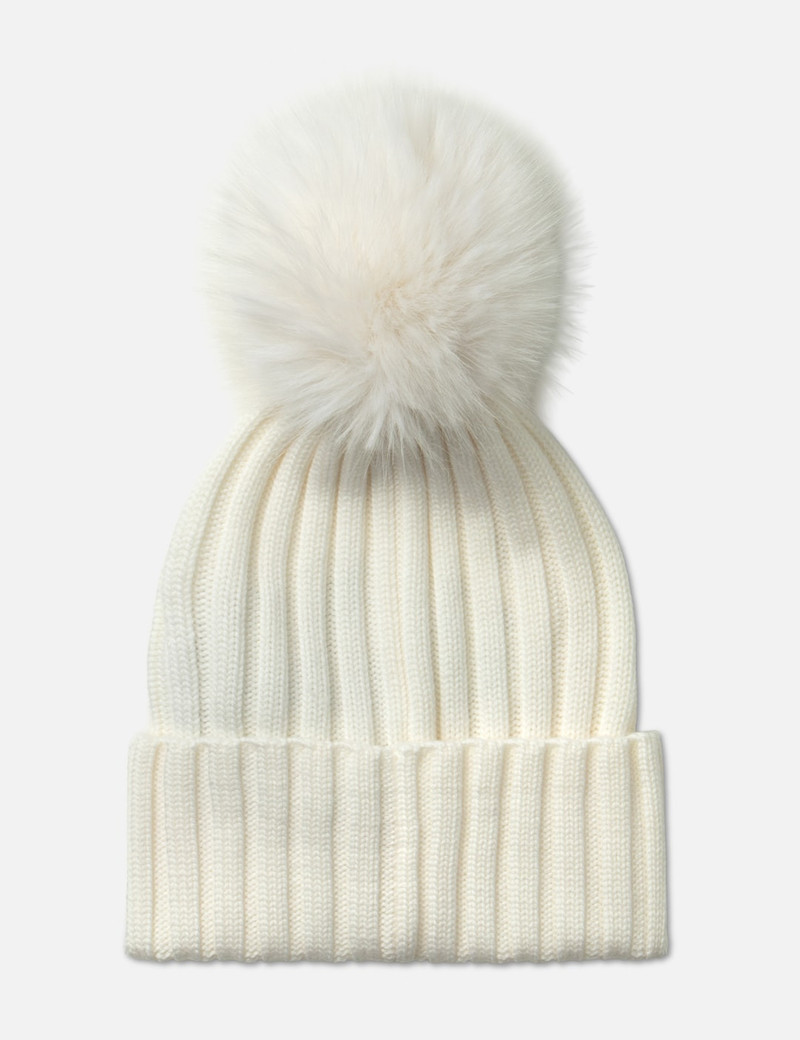 Moncler WOOL BEANIE WITH POM POM outlook