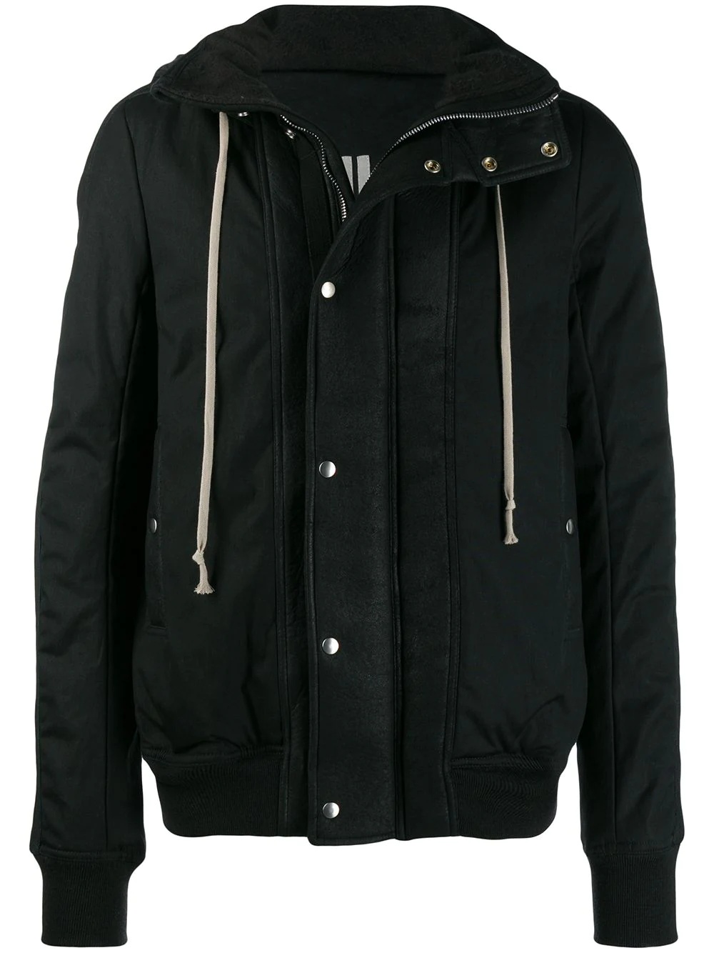 hooded casual jacket - 1