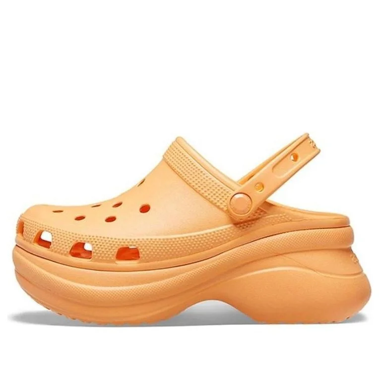 (WMNS) Crocs Classic Clog Retro Crocs Thick Sole Orange Small Whale Sandals 206302-801 - 1