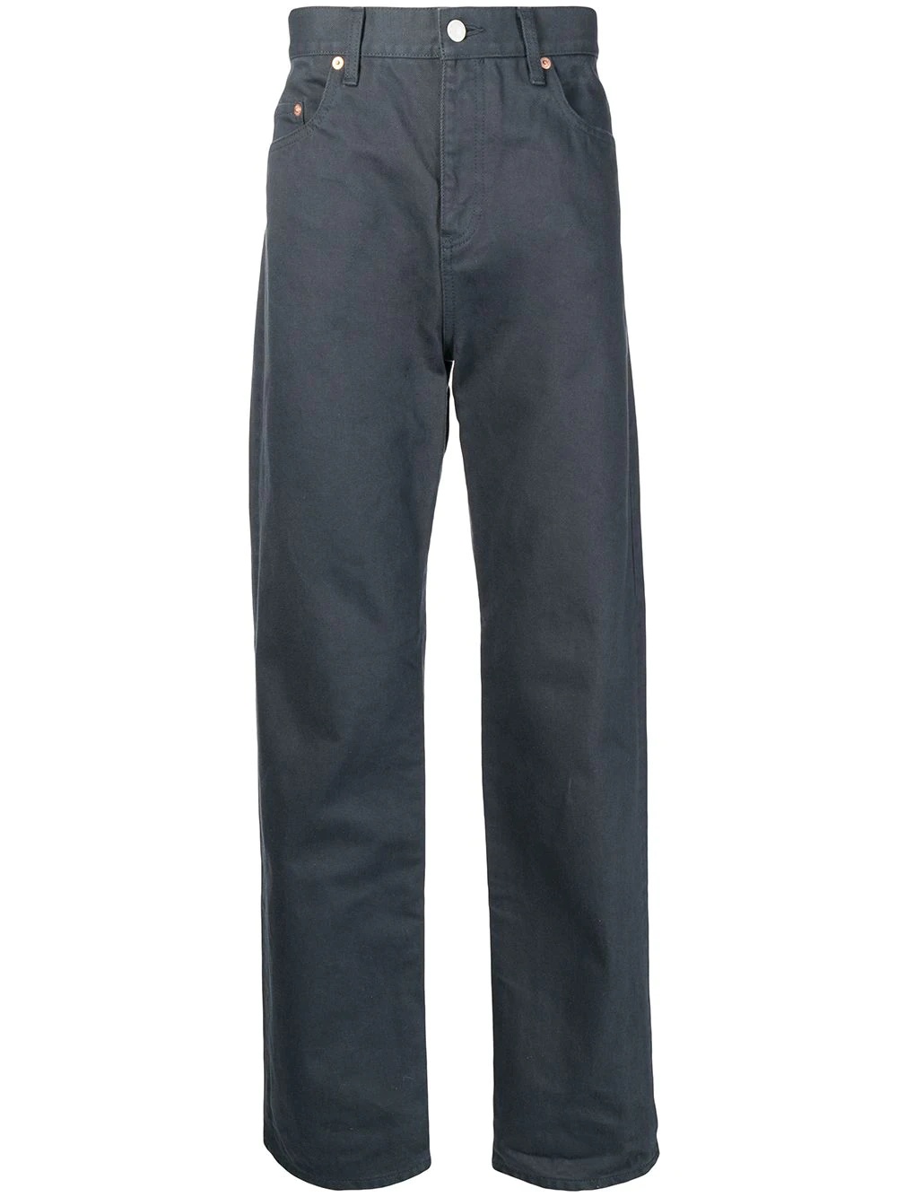 patch-pocket straight-leg jeans - 1