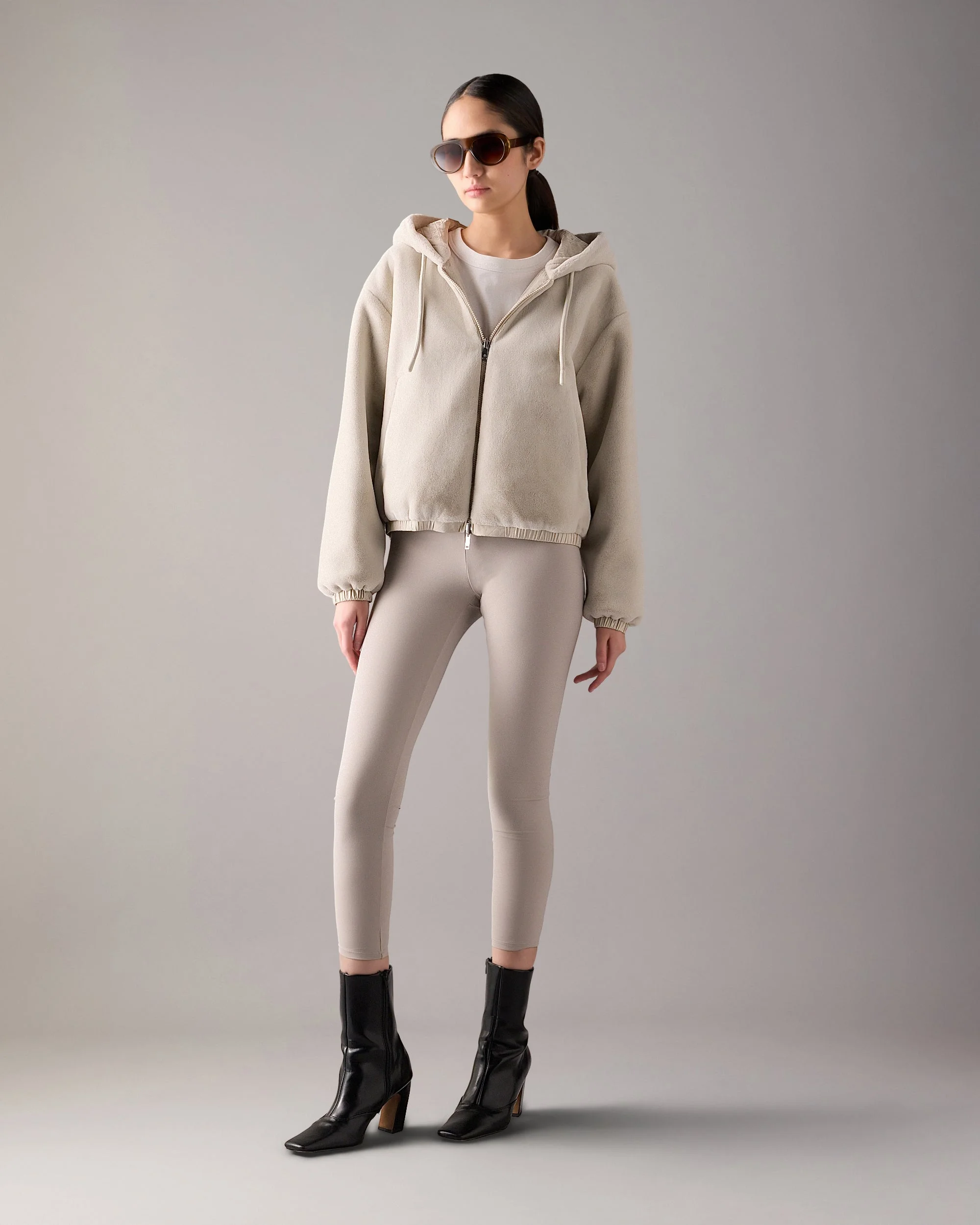 EATON BUNNY REVERSIBLE MONOGRAM HOODIE - 1