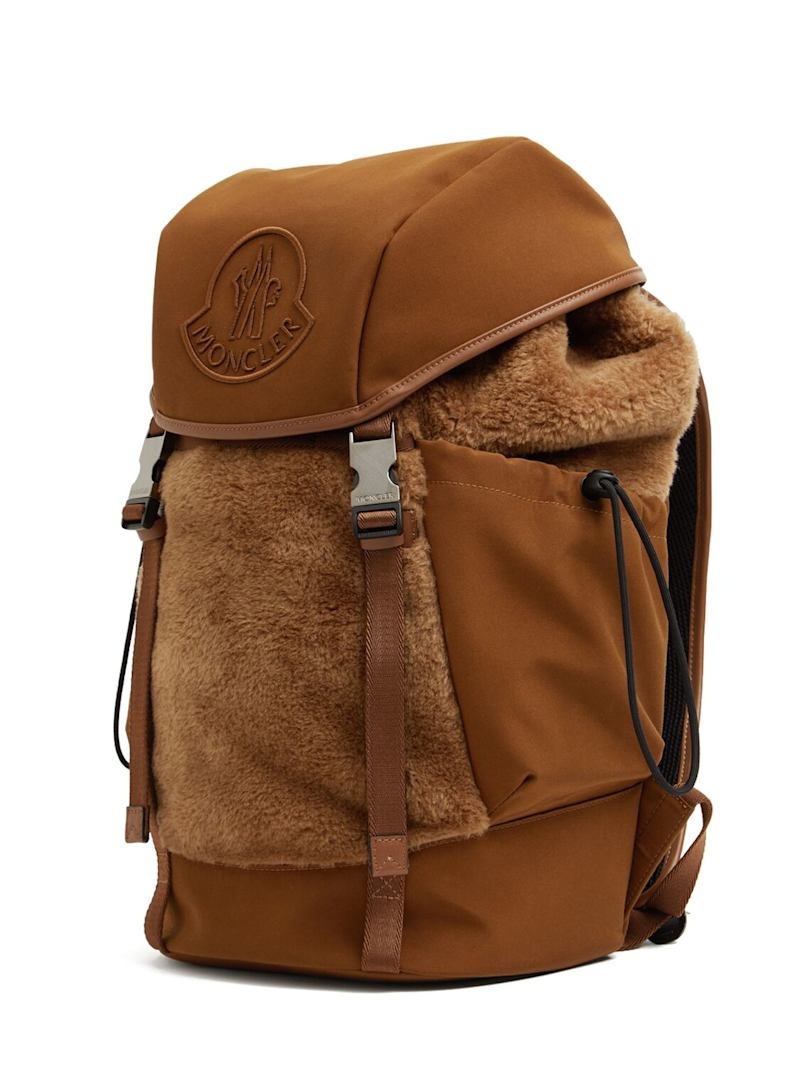 Soft virgin wool backpack - 3