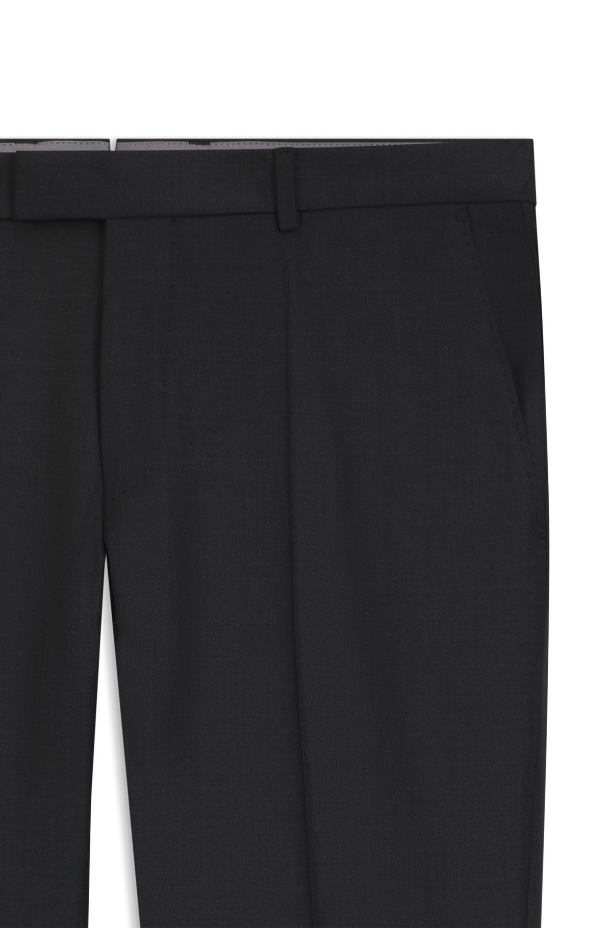 SLIM-FIT TROUSERS IN VIRGIN WOOL WITH STRETCH - 6