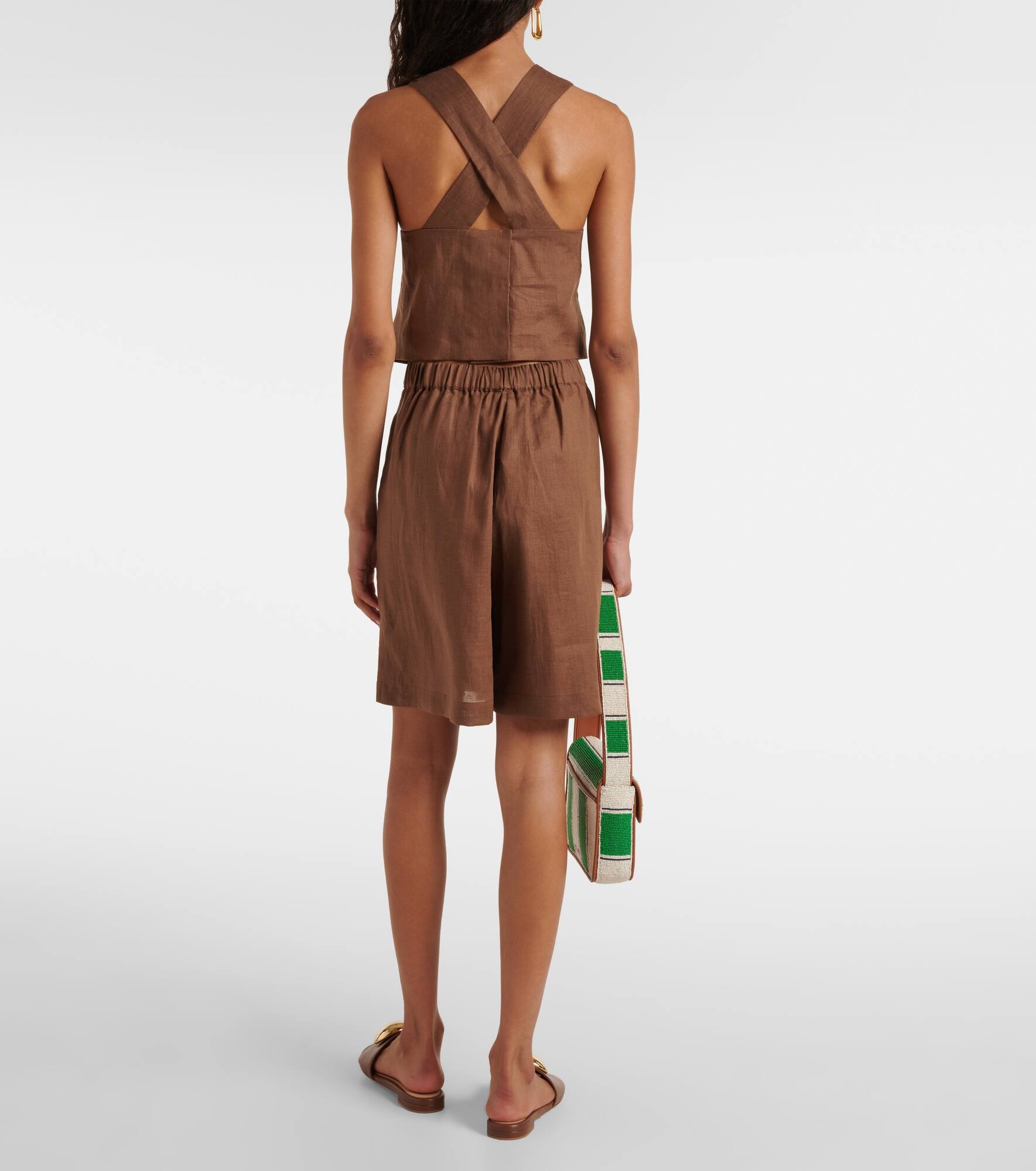 Cozumel linen tank top - 3