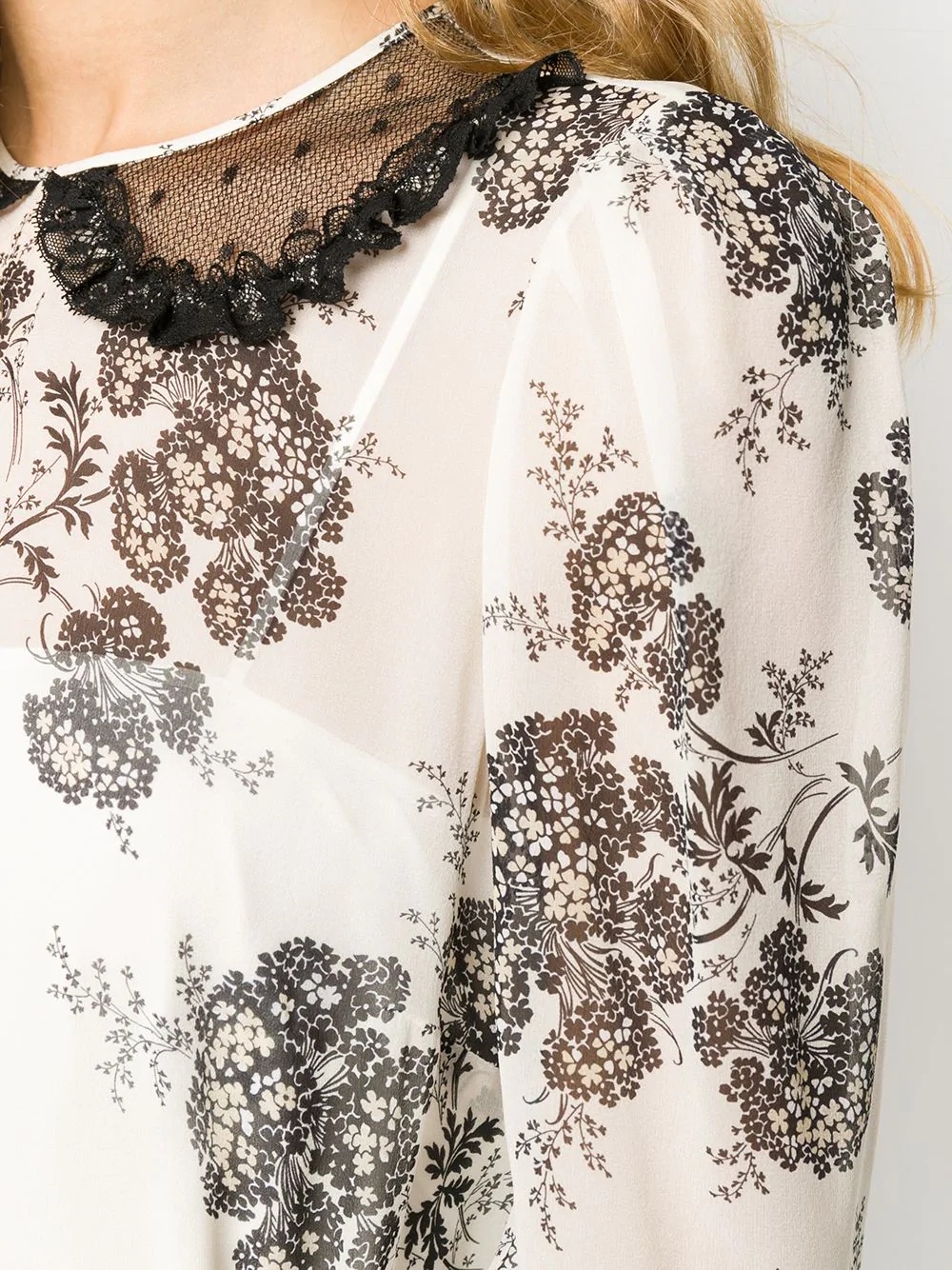 floral-print blouse - 5