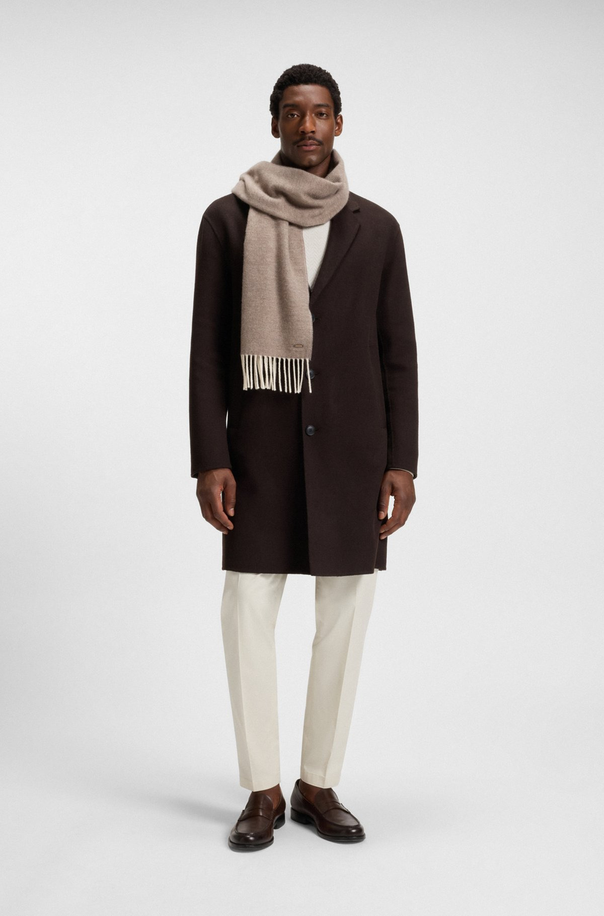 DOUBLE-FACED CASHMERE SCARF - 2