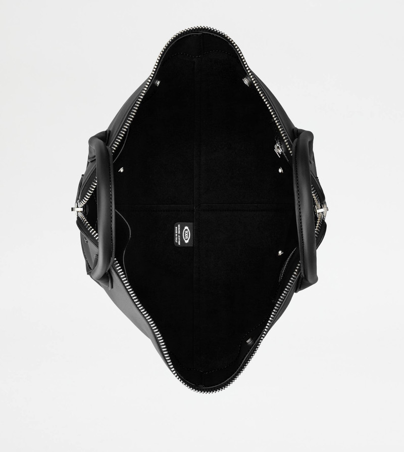 TOD'S DI BAG SWING IN LEATHER MEDIUM - BLACK 5