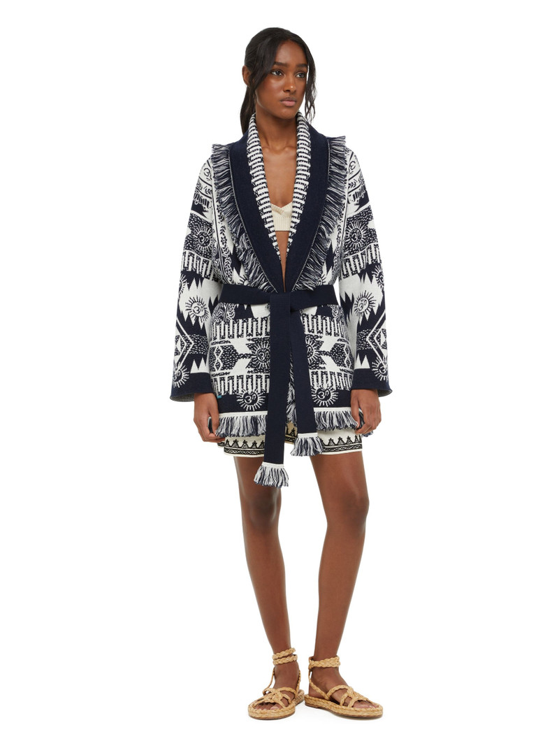 Wood Block Ibrid Jacquard Cardigan 5