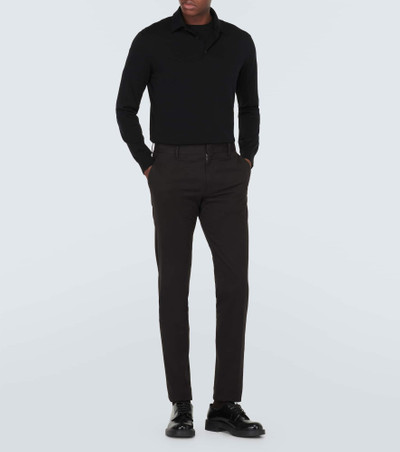 ZEGNA Wool polo sweater outlook