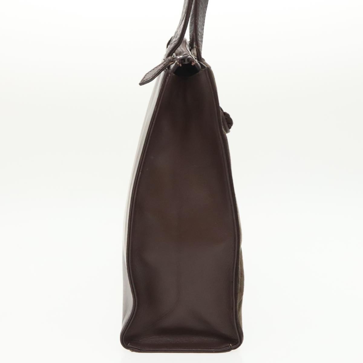 Burberry Shoulder Bag Suede Leather Brown - 4