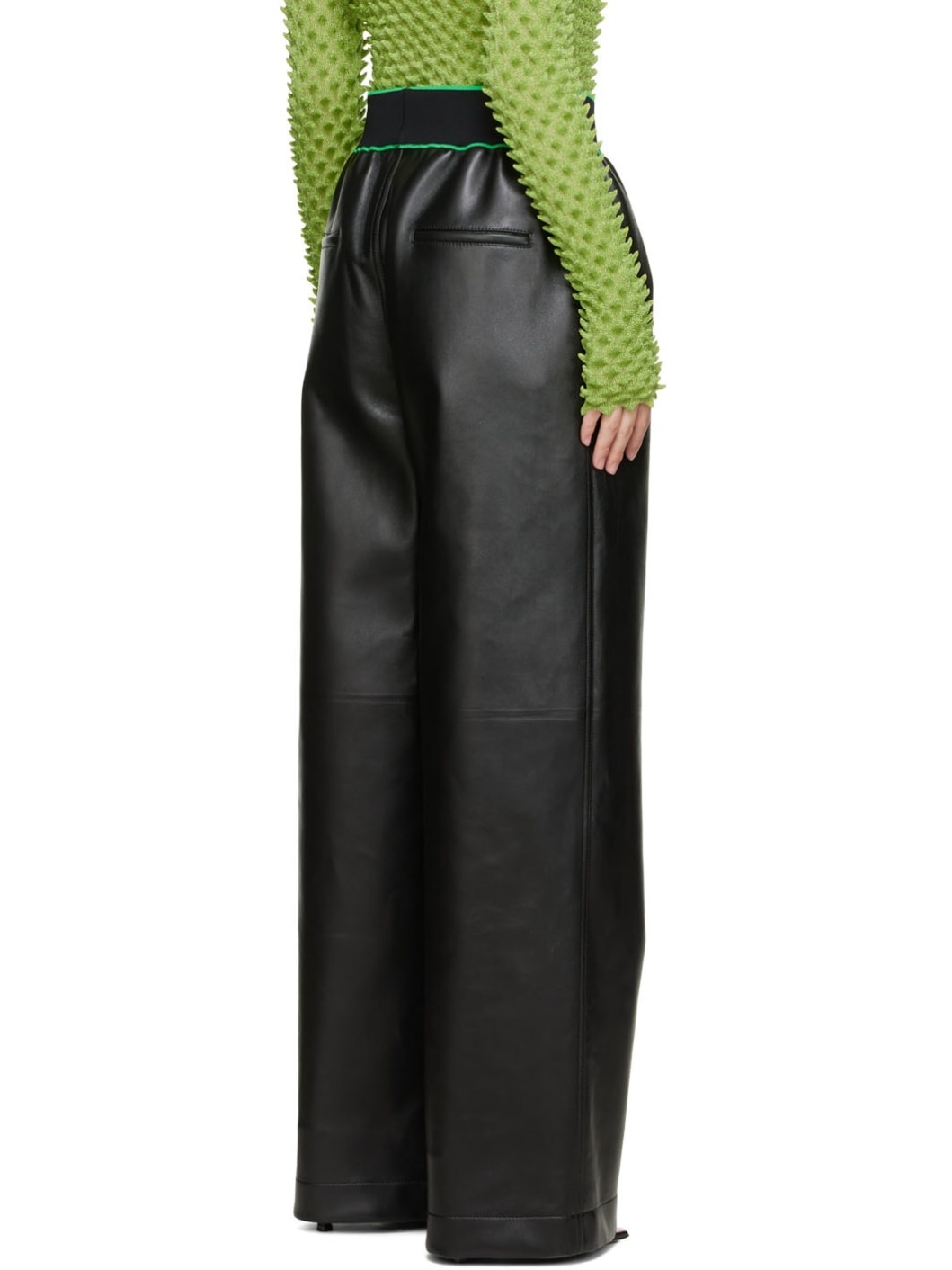 Black Leather Trousers - 3