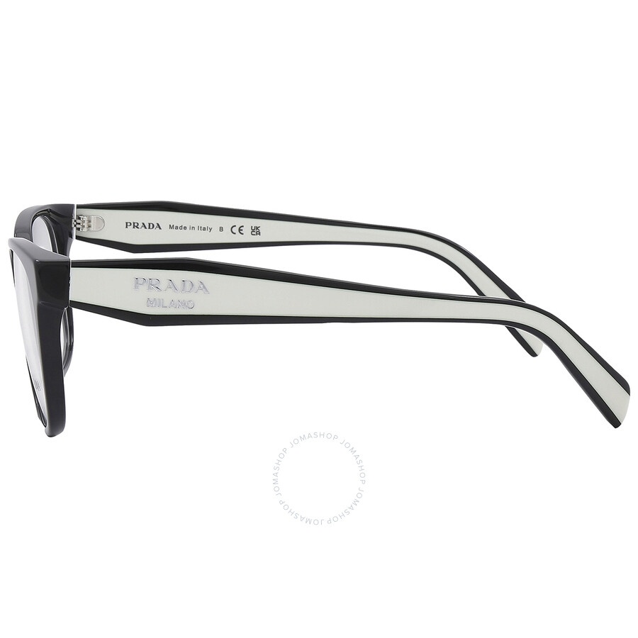 Prada Demo Rectangular Ladies Eyeglasses PR 17ZV 1AB1O1 52 - 4