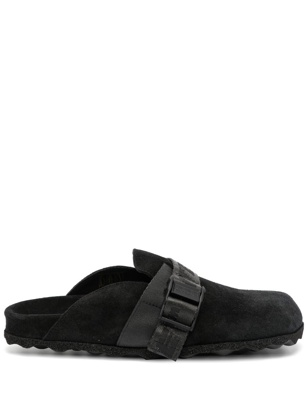 Industrial Belt suede mules - 1