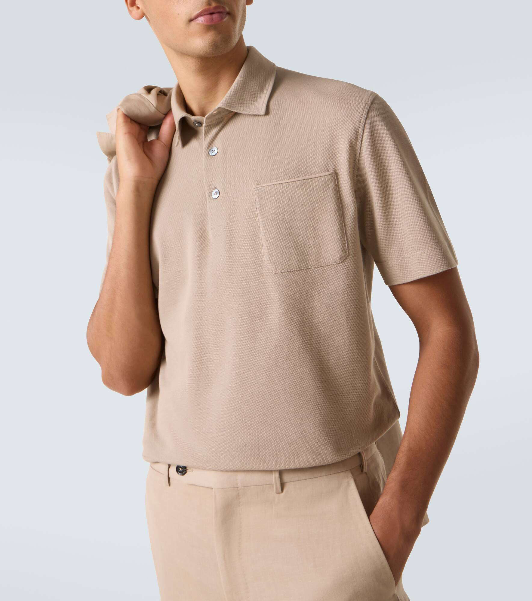 Cotton polo shirt - 5