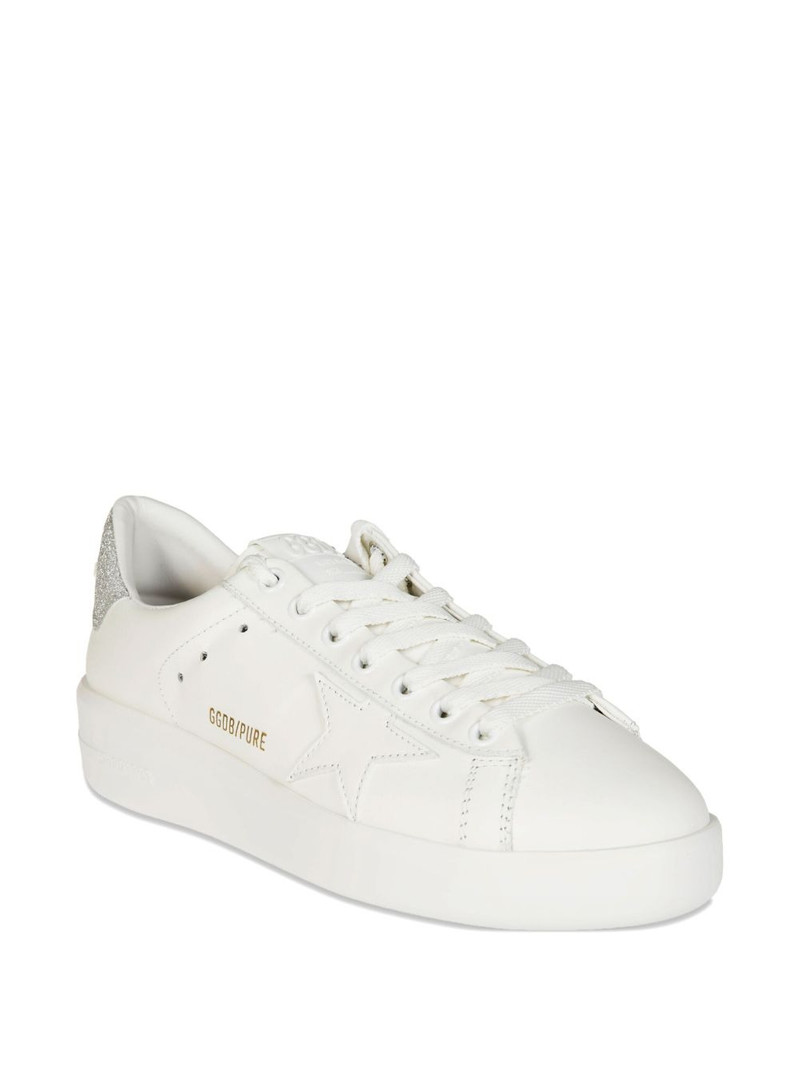 Golden Goose Pure Star glitter-detail sneakers outlook
