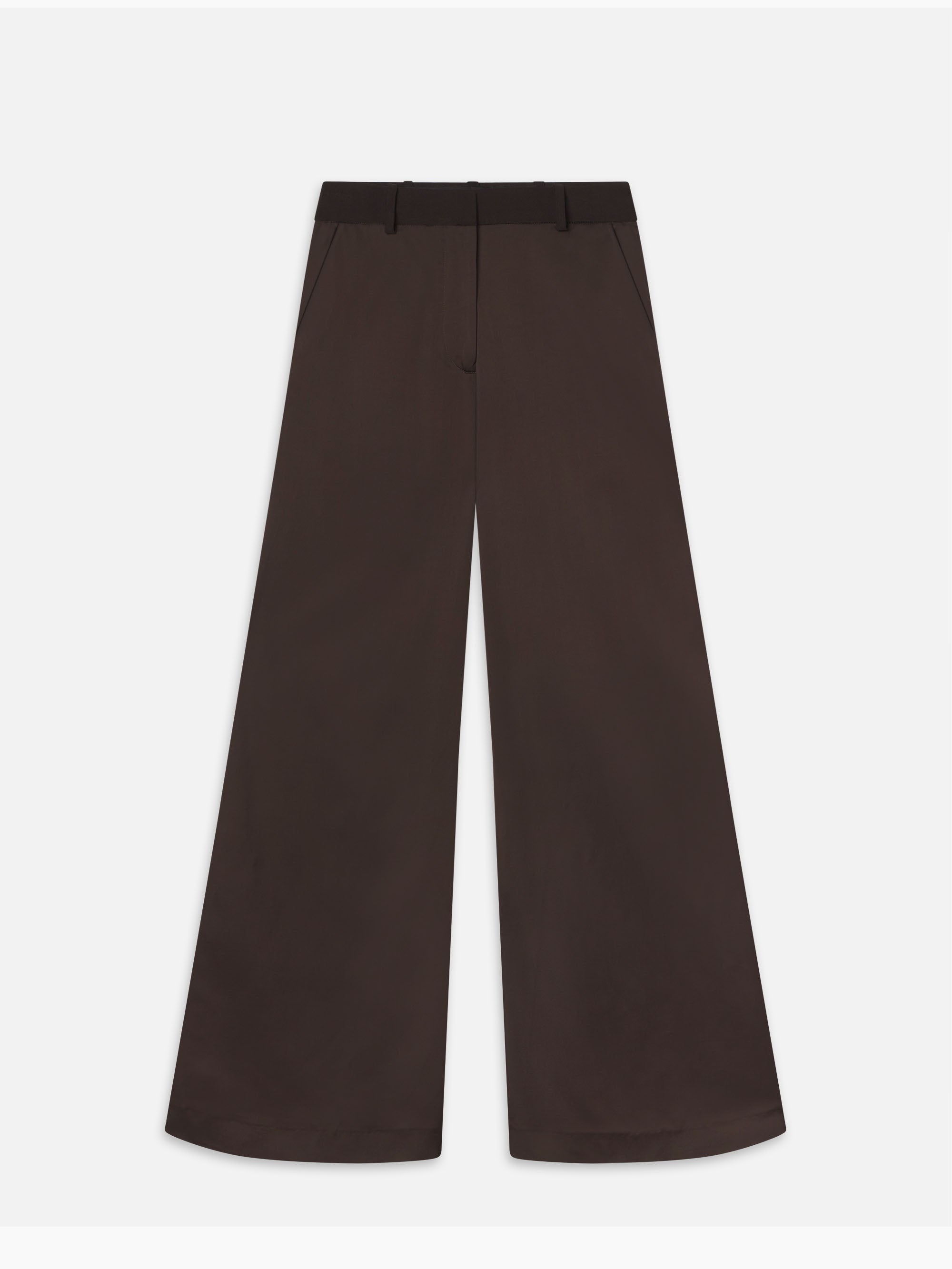 Wide Leg Trouser in Espresso - 1