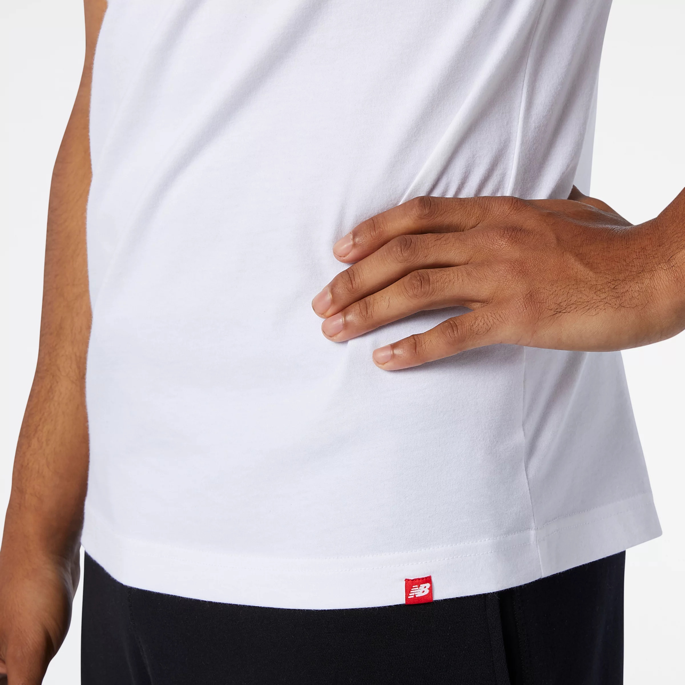 NB Essentials Stacked Logo Tee - 4