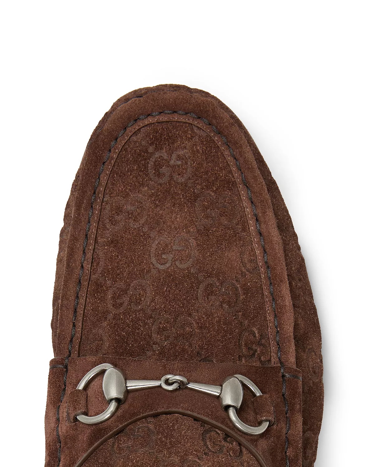 Men's Luxury Suede GG Horsebit Loafers - 5