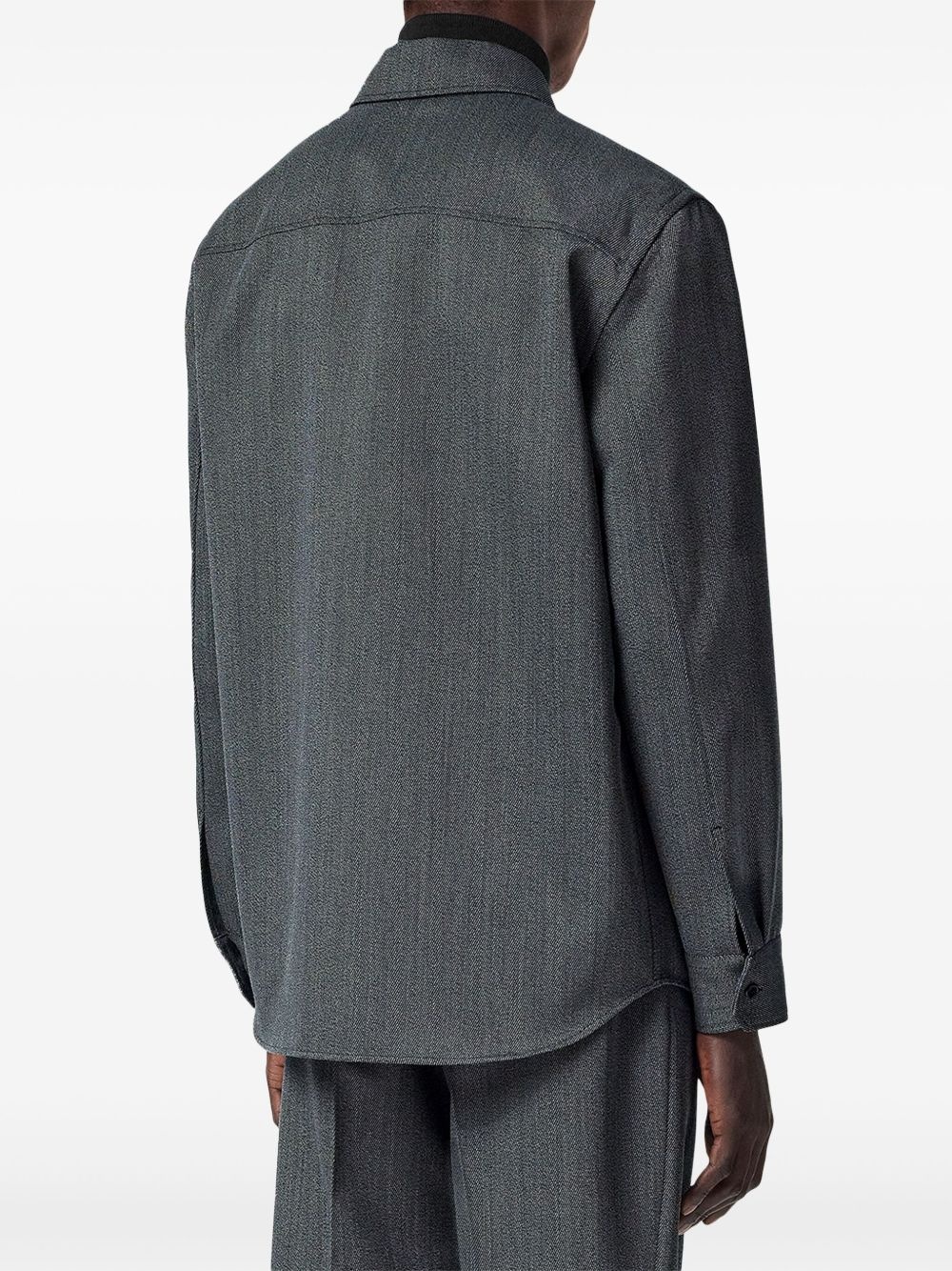 logo-embroidered jacket - 4