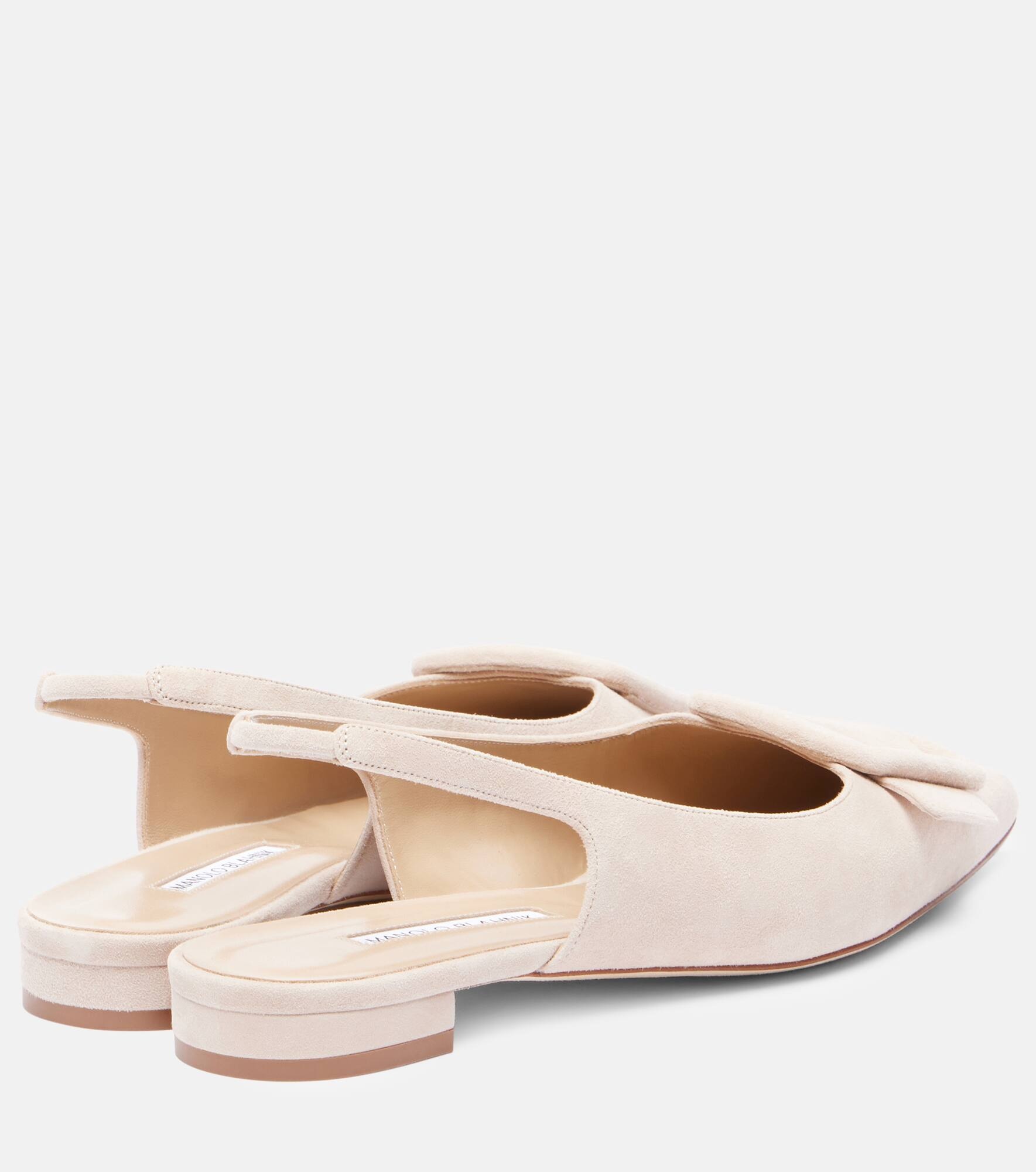 Maylura suede slingback flats - 2