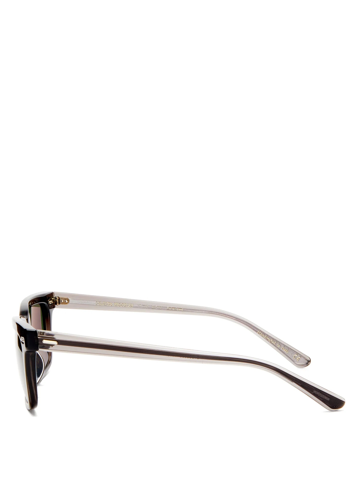 X Oliver Peoples rectangular acetate sunglasses - 4