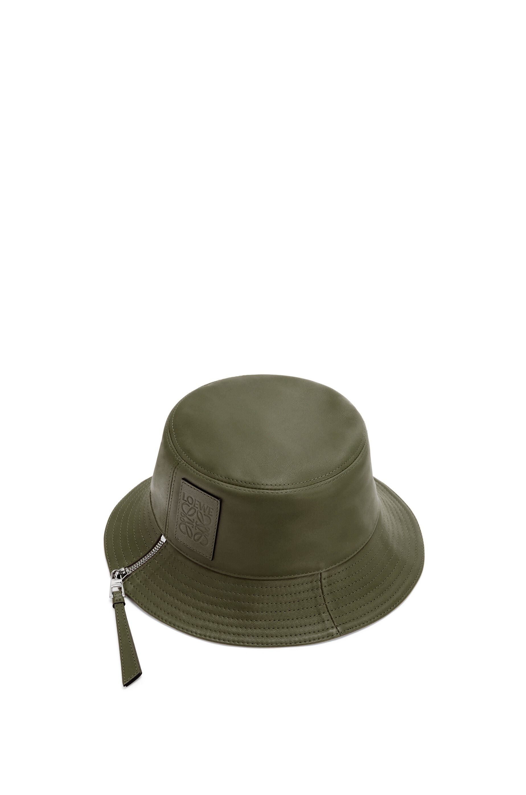 Fisherman hat in nappa calfskin - 3