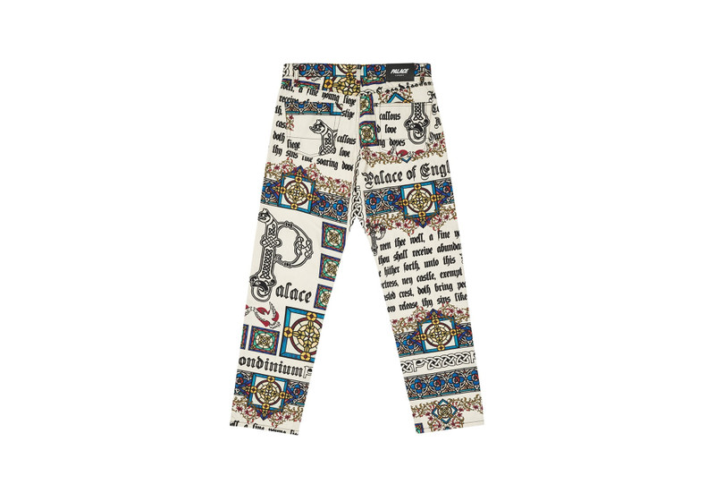 PALACE MEDIEVAL TROUSER WHITE outlook