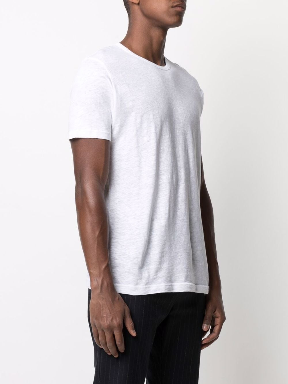 cotton-blend short-sleeve T-shirt - 3