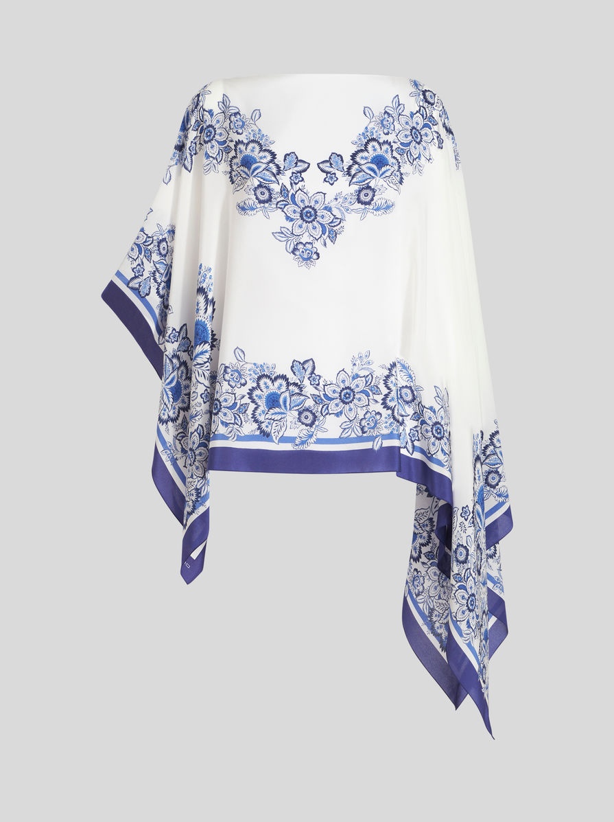 PRINTED SILK SHRUG SCARF - 5