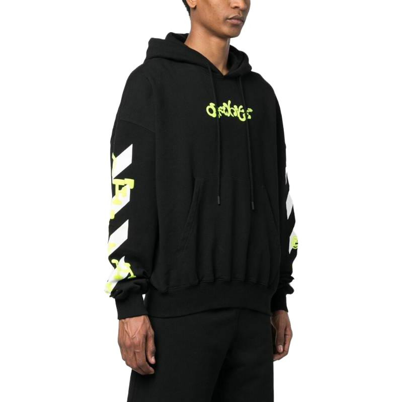 Off-White Diag Arrows-Logo Hoodie OMBB110S23FLE0021050 - 4